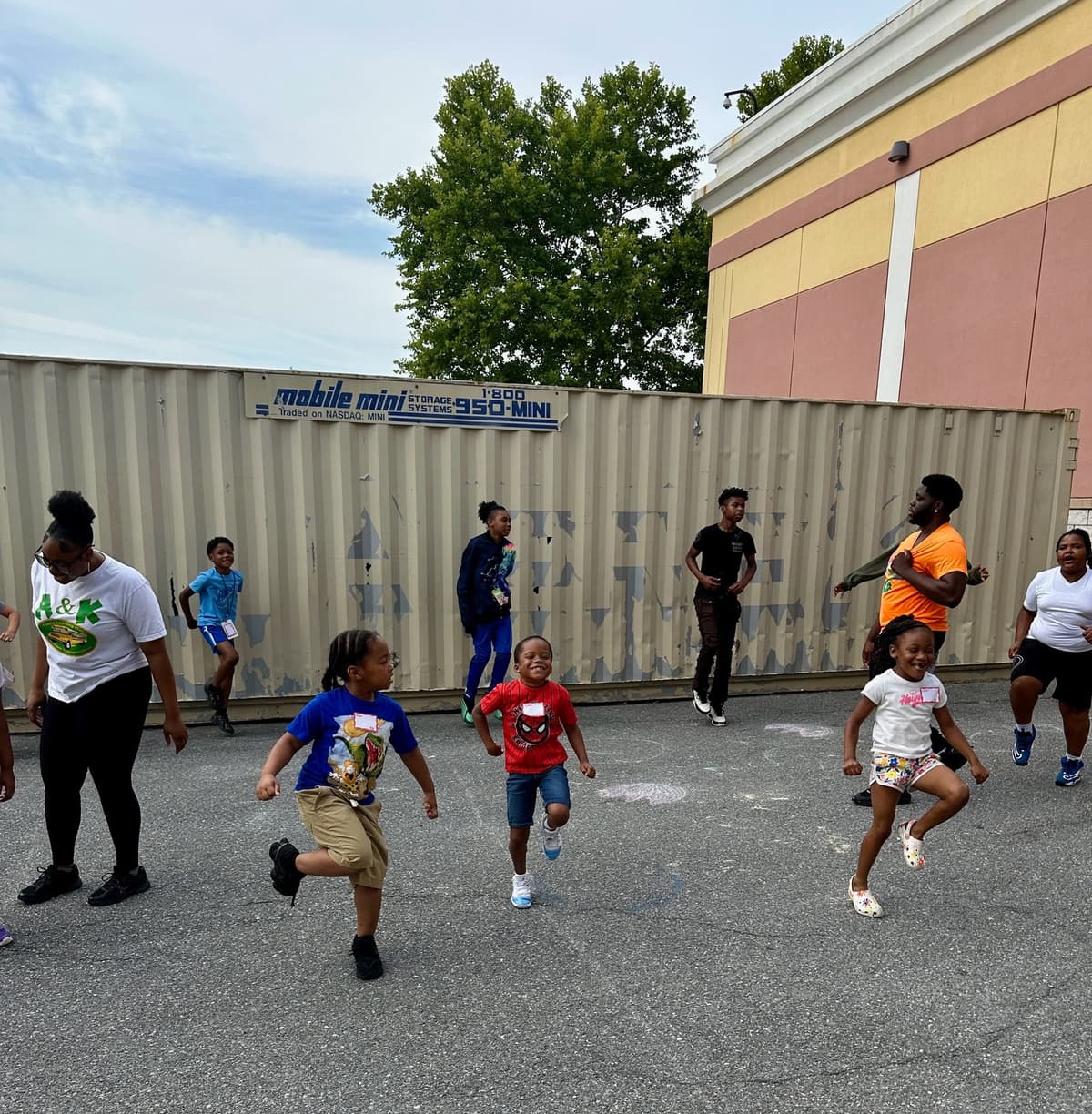 Basketball clinic at summer camp